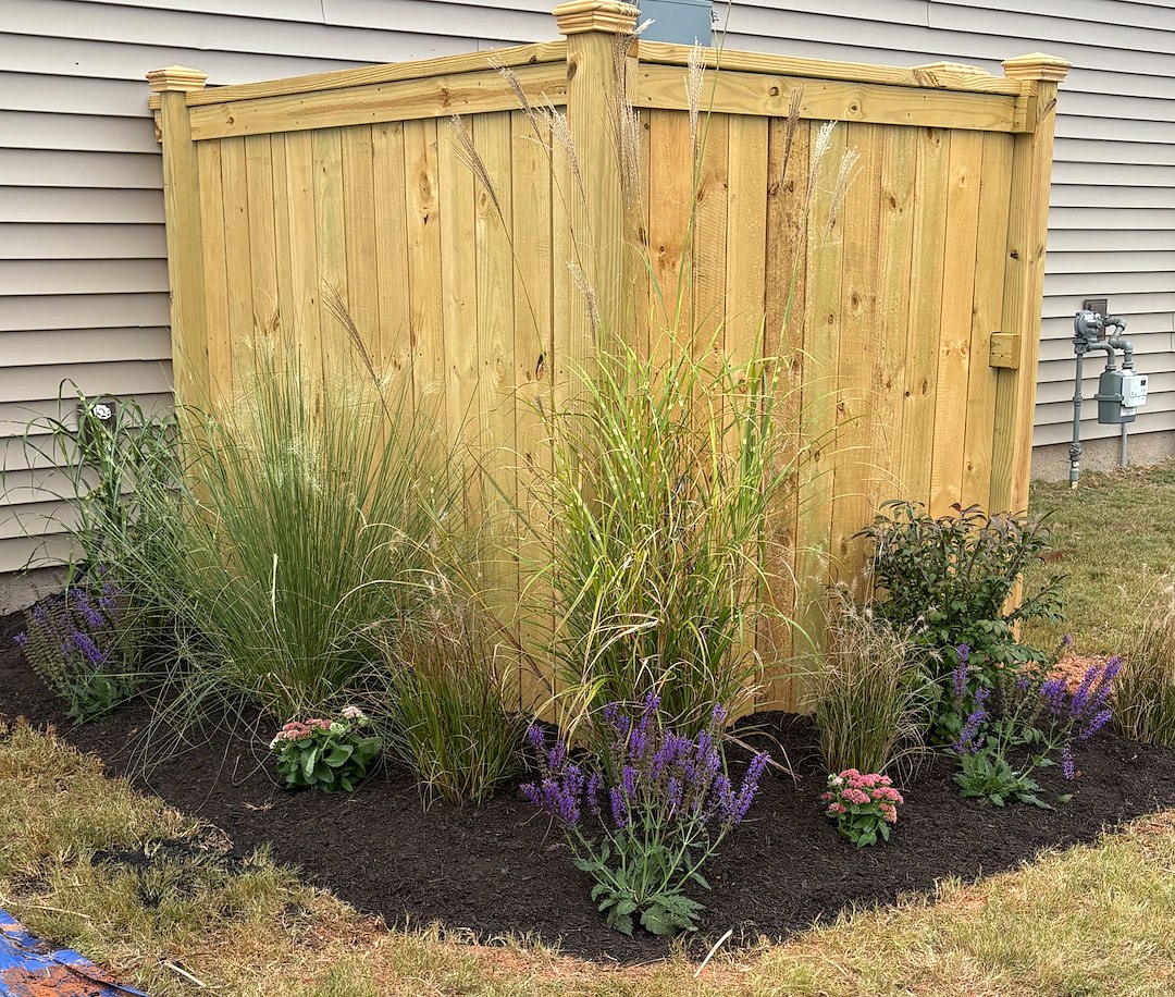 Transforming a Simple Corner into a Beautiful Garden Bed in Woodruff, South Carolina